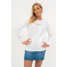 BUDMIL , Női szabadidőfelső25, DONNA2, Fehér, L női pulóver, kardigán