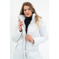 BUDMIL női téli kabát, ARMANDA25, Fehér, S női dzseki, kabát