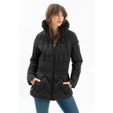 BUDMIL női téli kabát, ARMANDA25, Fekete, 3XL női dzseki, kabát