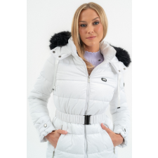BUDMIL női téli kabát, HOLLY25, Fehér, S női dzseki, kabát