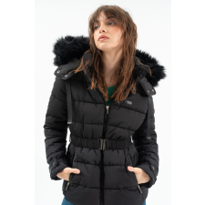 BUDMIL női téli kabát, HOLLY25, Fekete, M női dzseki, kabát