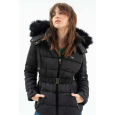 BUDMIL női téli kabát, HOLLY25, Fekete, S