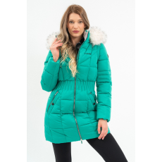 BUDMIL női téli kabát, ISABELLA25, Zöld, XS