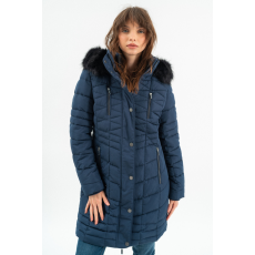 BUDMIL női téli kabát, JANICE25, Kék, XL