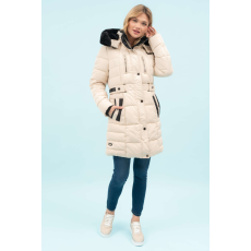 BUDMIL , Női Téli kabát, WELLY, Bézs, S