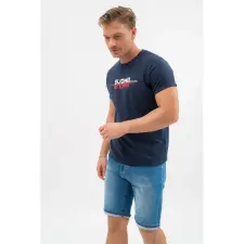 BUDMIL Póló Férfi XL s.kék 20300453-009261-0599 férfi póló