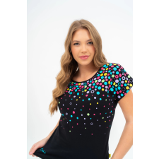 BUDMIL Póló Női L fekete 20500196-003251-0499 női póló