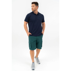 BUDMIL regular fit galléros póló Férfi L s.kék 20730270-004251-0499