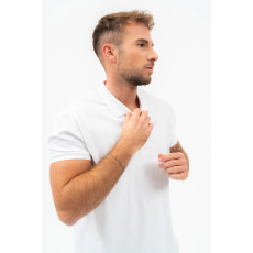 BUDMIL regular fit galléros póló Férfi XXXL fehér 20730270-001251-0799