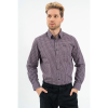BUDMIL Regular fit ing Férfi L bordó-fekete 20450237-006252-0499