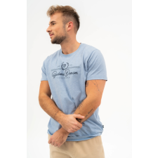 BUDMIL regular fit póló Férfi M v.kék-melír 20300447-001251-0399 férfi póló