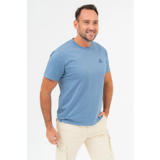 BUDMIL regular fit póló Férfi S kék melanzs férfi póló