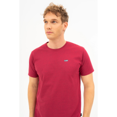 BUDMIL regular fit póló Férfi XXXL bordó-melír 20300442-003251-0799
