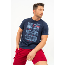 BUDMIL regular fit póló Férfi XXXXL s.kék 20300446-012251-0899 férfi póló