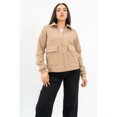 BUDMIL Rövid fazonú átmeneti dzseki Női L bézs 20110017-001252-0499