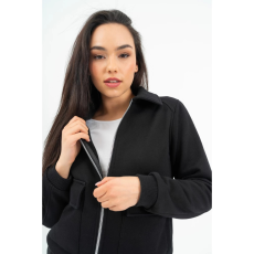 BUDMIL Rövid fazonú átmeneti dzseki Női XL fekete 20110017-002252-0599