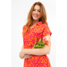 BUDMIL Rövid ujjú blúz Női XL pink-narancs 20770073-001251-0599 blúz