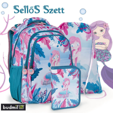BUDMIL sellős iskolatáska SZETT - Pasztell iskolatáska