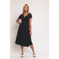 BUDMIL szövött ruha Női XS fekete-fehér