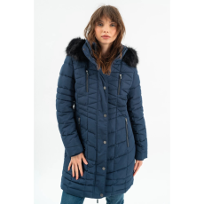 BUDMIL Téli kabát dupla elejerésszel Női XXL s.kék 20030555-002252-0699