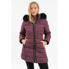 BUDMIL téli kabát Női L bordó 20030554-003252-0499