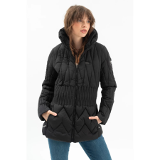 BUDMIL téli kabát Női L fekete 20030550-002252-0499 női dzseki, kabát