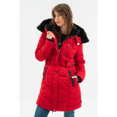 BUDMIL téli kabát Női S sötét piros 20030556-002252-0299