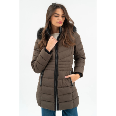 BUDMIL téli kabát Női XS barna 20030554-002252-0199