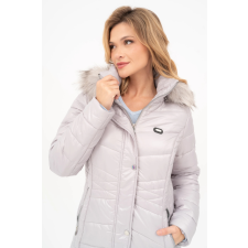 BUDMIL Téli kabát Női XS ezüstszürke 20030538-001242-0199 női dzseki, kabát