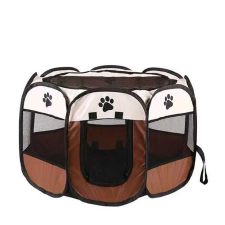 Buenapetshop Hordozható kennel 74*74*43 szállítóbox, fekhely kutyáknak