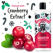 Bugalugs Christmas Edition - Vörösáfonya és fagyöngy sampon 500ml kutyasampon