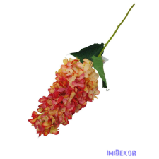  Bugás hortenzia szálas selyemvirág 80cm - Narancs dekorációs kellék