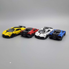  Bugatti Divo Kinsmart modellautó sárga makett