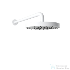 Bugnatese 20 cm-es fejzuhany 40 cm-es zuhanykarral,matt fehér 93848BI csaptelep
