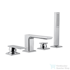 Bugnatese Atelier 4 üléses kádtöltő csaptelep zuhanyszettel,króm 9455CR csaptelep