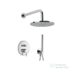 Bugnatese Kline falsík alatti komplett zuhanyrendszer 22,5 cm-es esőztetővel,belső egységgel,zuhanyszettel,króm 5774CR