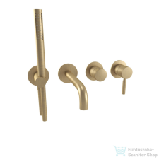 Bugnatese KOBUK falsík alatti kád/zuhany csaptelep kézizuhannyal,matt bronz 2201BO csaptelep