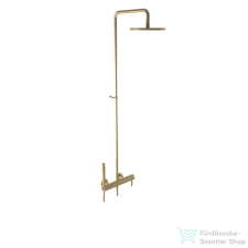 Bugnatese KOBUK zuhanyrendszer 20 cm-es fejzuhannyal,zuhanyszettel,matt bronz 2242CBO csaptelep