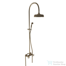 Bugnatese Lady zuhanyrendszer 20 cm-es esőztetővel,zuhanyszettel,Bronz 947CBR csaptelep
