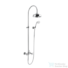 Bugnatese Lady zuhanyrendszer 20 cm-es esőztetővel,zuhanyszettel,króm 903CCR csaptelep