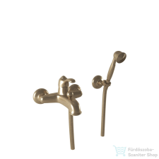Bugnatese LEM kádtöltő csaptelep zuhanyszettel,bronz 1902BR csaptelep