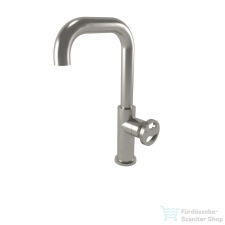 Bugnatese MILLENOVECINQUANTA magasított mosdó csaptelep click-clack leeresztővel,szálcsiszolt nikkel 4613SCNS csaptelep