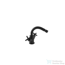 Bugnatese RODOS bidet csaptelep click-clack leeresztővel,matt fekete 7344SCNE csaptelep