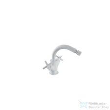 Bugnatese RODOS bidet csaptelep leeresztő nélkül,matt fehér 7344SBI csaptelep