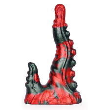  Bukolix – prémium fekete-piros dildó 16 x 5 cm műpénisz, dildó