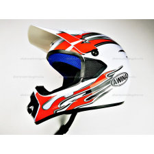  Bukósisak AWINA ENDURO fehér - piros L méret bukósisak
