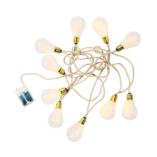 BULB LIGHTS BULB LIGHTS égősor villanykörték LED, 10 égővel USB kábellel karácsonyfa izzósor