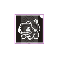Bulbasaur (csss0332) csillámtetoválás