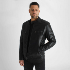 Bullett Racer Jacket - fekete motoros dzseki - Méret: M férfi kabát, dzseki