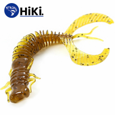 Bullfishing HiKi-Larva gumicsali 51/63/76/88/100 mm - 4 darab/csomag méret: 100 mm súly: 4.0 g Barna horgászkiegészítő
